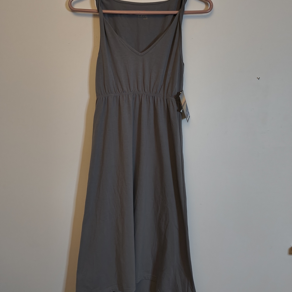 Kavu Charcoal Women's Midi Tank Dress S NWT